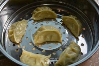 Steamed Dumplings with Cucumber and Shrimp Skin recipe