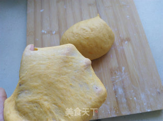 #柏翠大赛#imitation Pumpkin Bean Paste Bread recipe