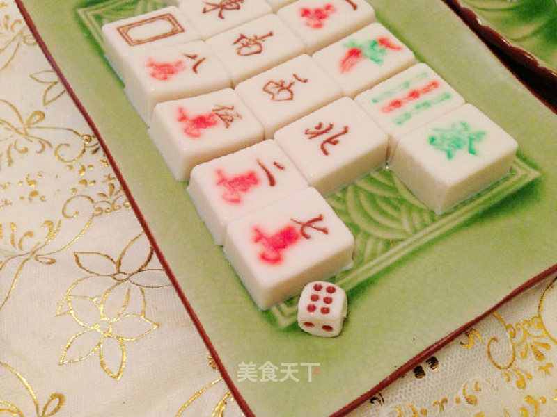 Mahjong Almond Tofu recipe