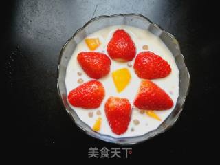 Mango Strawberry Sago recipe
