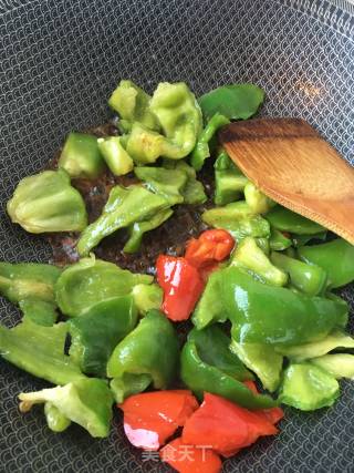 Stir-fried Pork with Vegetables and Peppers recipe