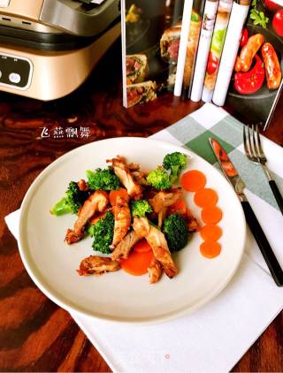 #东岭牛肉机#～～garlic Orleans Chicken Chop Salad recipe