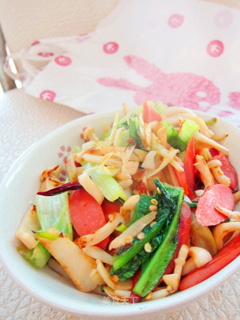 Choking Double Mushroom recipe