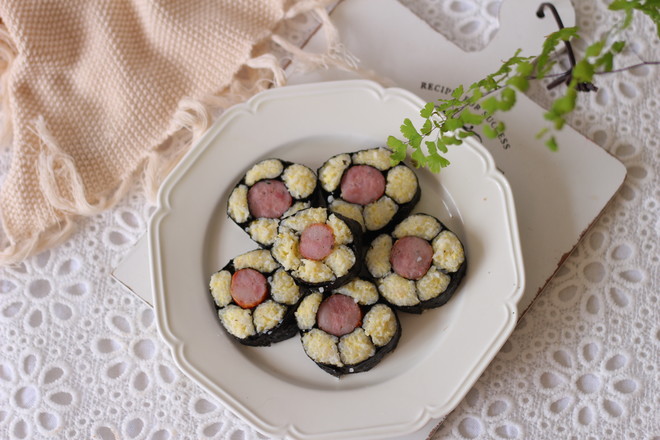 Sausage Flower Sushi recipe