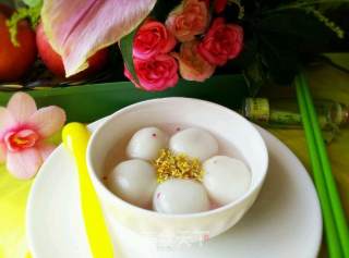 Fresh Flower Glutinous Rice Balls recipe