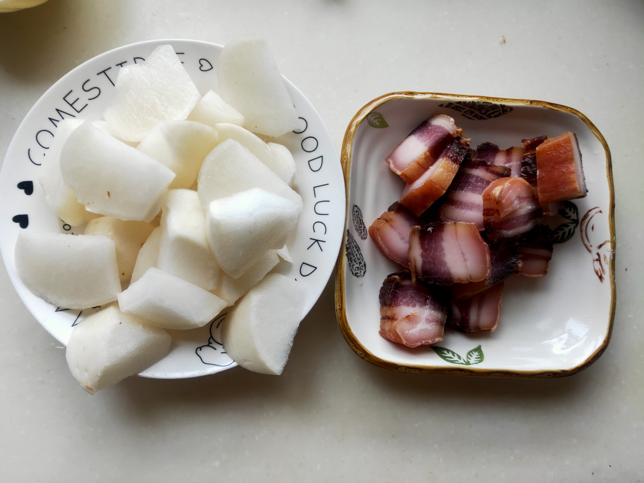 Eat Delicious and Nutritious Bacon Simmered Radish in Winter recipe