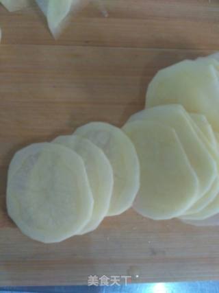 Microwave Version of Cumin Flavored Potato Chips recipe