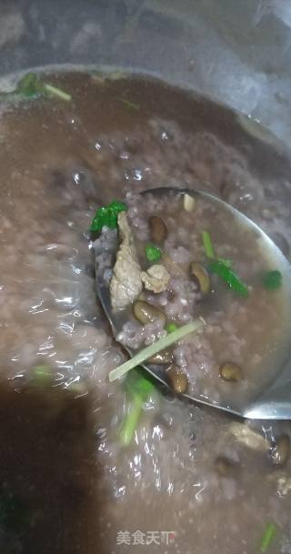 Black Bean Wild Boar Congee recipe