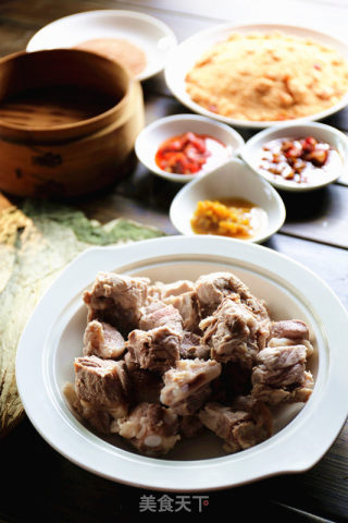 Steamed Pork Ribs with Pork and Guang Chili recipe