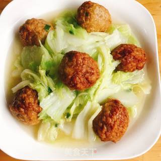 Chinese Cabbage Roast Meatballs recipe