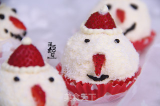 Christmas Snowman Cake recipe