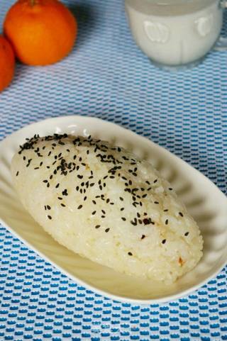 Sausage and Pork Floss Rice recipe