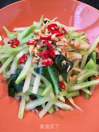 Broccoli Stalks with Minced Garlic recipe