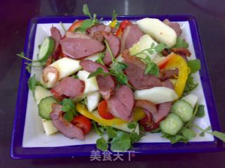 Smoked Duck with Fruit and Vegetable Salad recipe