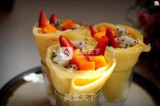 Fruit Crepes recipe