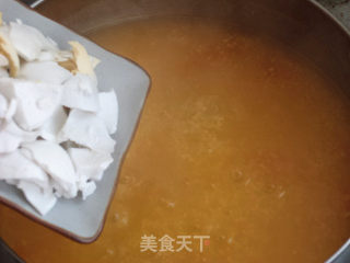 Pumpkin Double Rice and Goose Egg Congee recipe