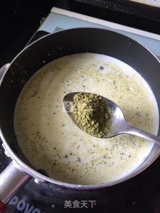 Green Tea Milk Jelly recipe