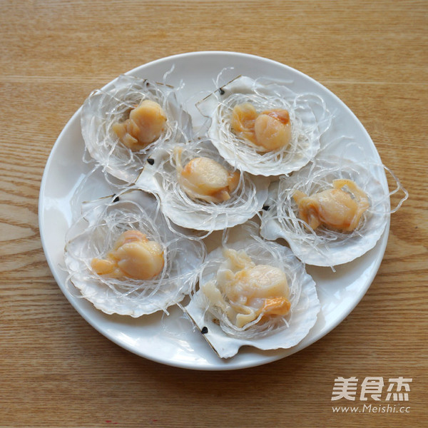 Steamed Scallops with Garlic Vermicelli recipe