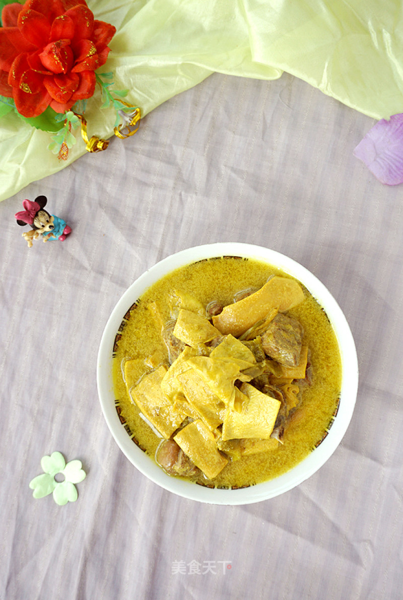 Bean Tendon Curry Chicken Casserole recipe