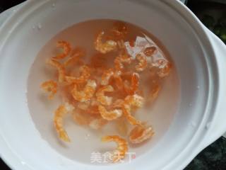 Steamed Broccoli with Dried Shrimp recipe