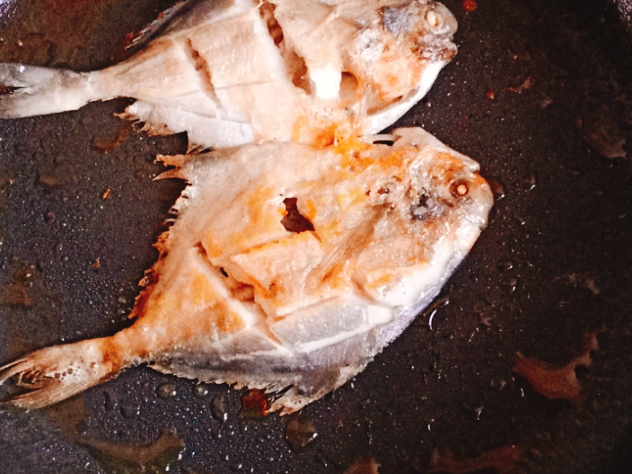 Pan-fried Pomfret recipe