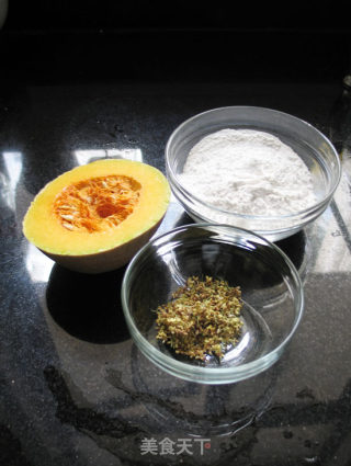 Milk Sweet-scented Osmanthus Pumpkin Balls---the Sweetness of Autumn recipe