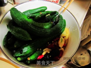 Cucumber with Small Sauce recipe