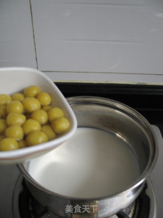 Milk Sweet-scented Osmanthus Pumpkin Balls---the Sweetness of Autumn recipe