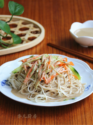 Tossed Noodles with Fermented Bean Curd and Sesame Sauce