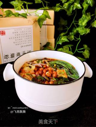 A Pot of Family ~ Hot and Sour Snail Noodles recipe