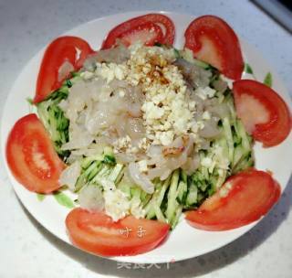 【northeast】jellyfish Head Mixed with Cucumber recipe