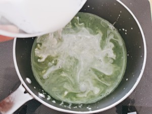 Oven-free ❗ Matcha Milk Jelly that Succeeds After Stirring 😋 recipe