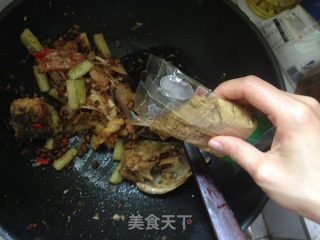 Stir-fried Dried Fish with Vegetables recipe