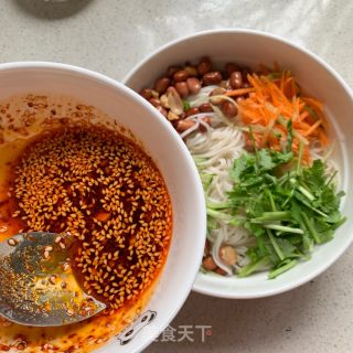 Hot and Sour Cold Noodles recipe