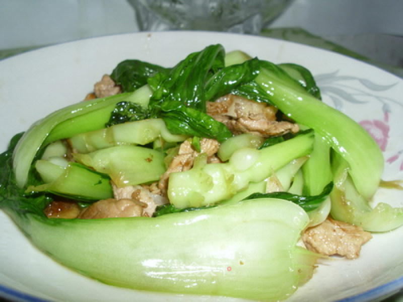 Shanghai Green Fried Pork recipe