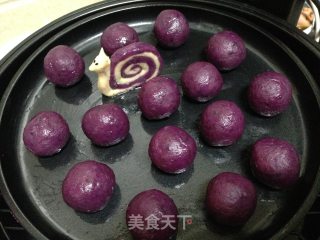#四session Baking Contest and is Love to Eat Festival#purple Sweet Potato Yam Cheese Balls recipe