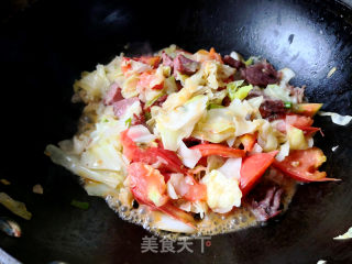 Stir-fried Cabbage with Beef recipe