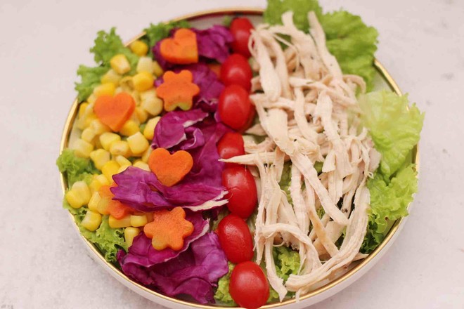 Chicken Breast and Seasonal Vegetable Salad recipe