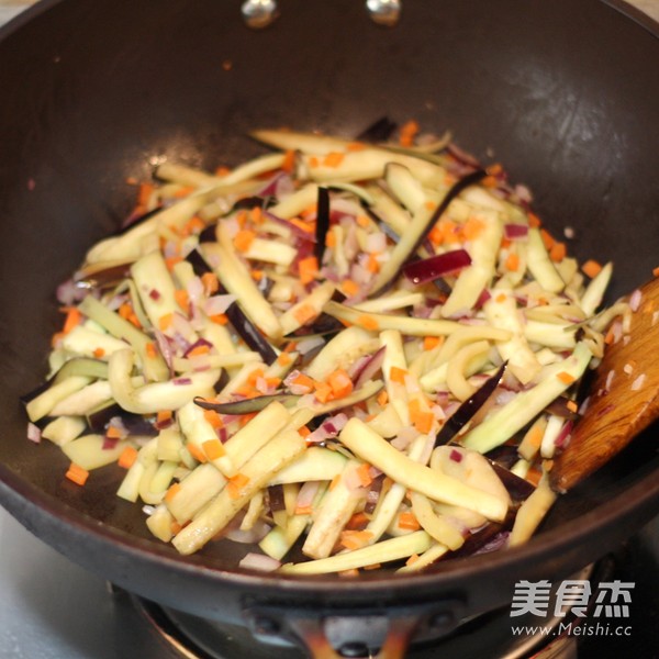 Eggplant Braised Rice recipe