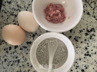Steamed Eggs with Minced Meat recipe
