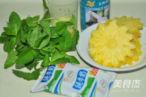 Pineapple Mint Jam Drink recipe