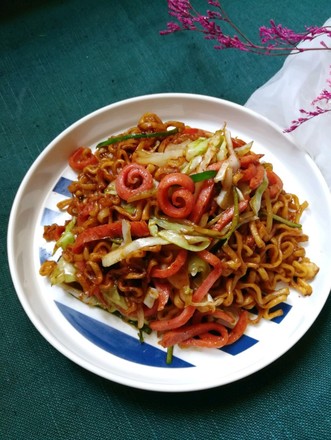 #中卓炸酱面# Assorted Fried Noodles recipe