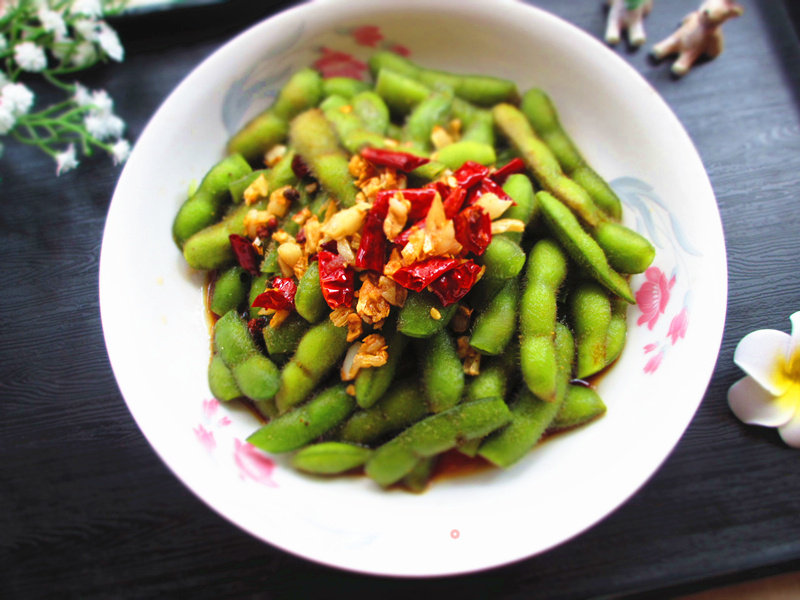 Spicy Cold Edamame recipe