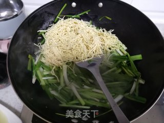 Garlic Fried Dried Shreds recipe