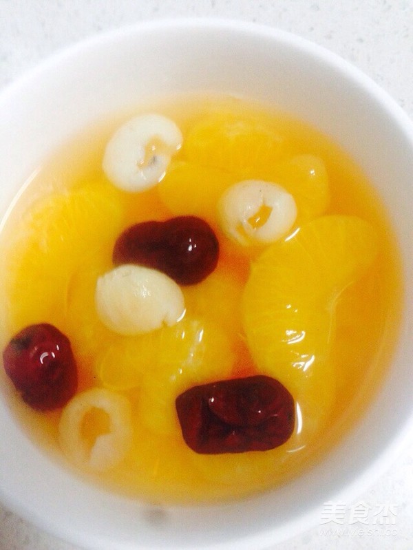 Sweet Soup with Orange, Longan and Red Dates recipe