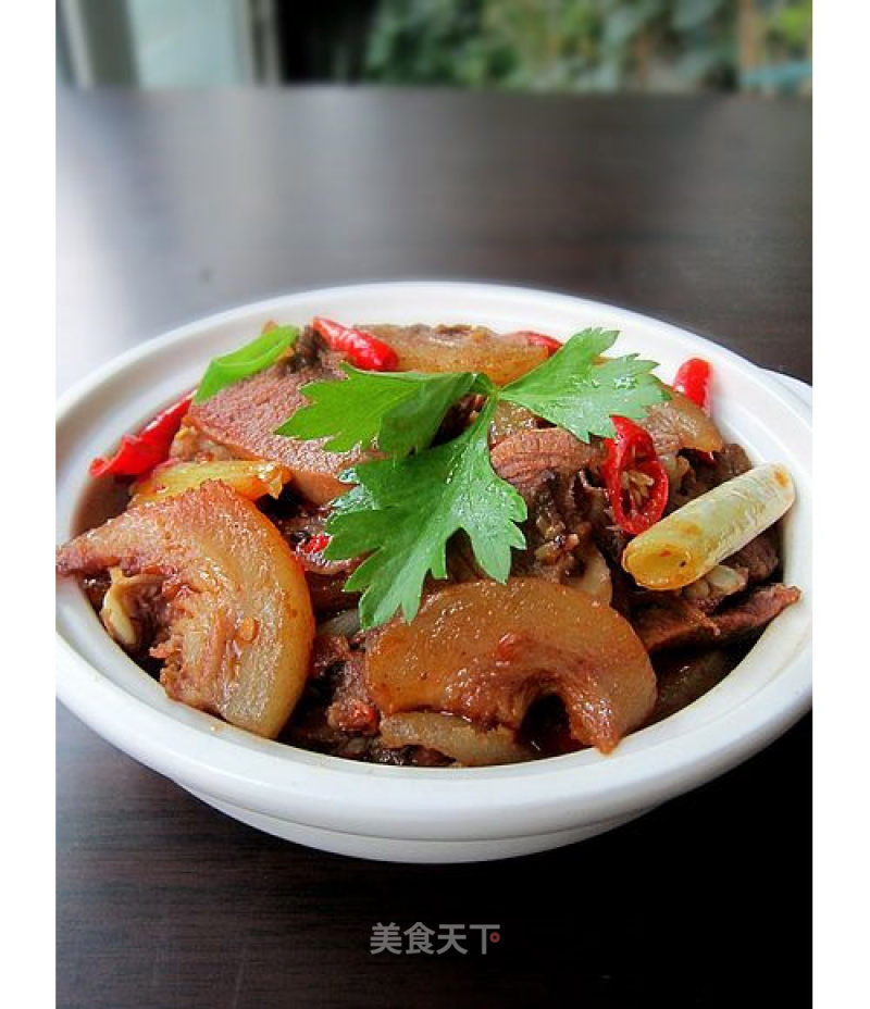 Dry Pot Beef Head Meat-xinjiang Taste recipe
