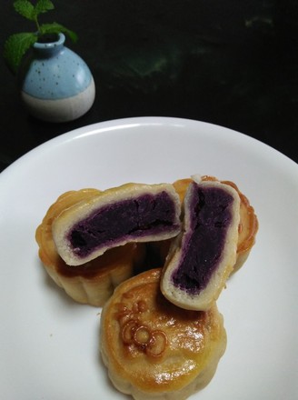 Purple Sweet Potato Mooncake recipe