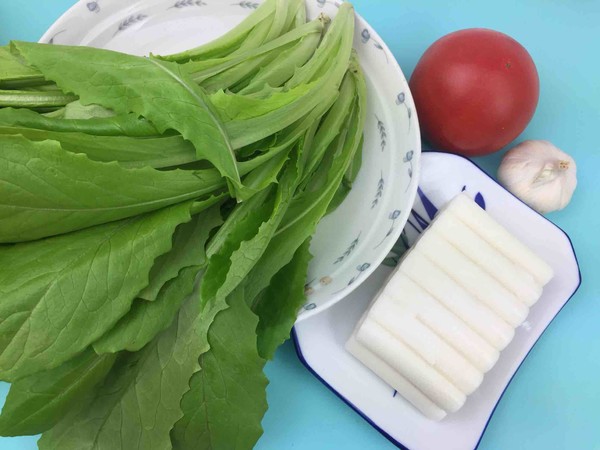 Stir-fried Rice Cake with Tomato recipe