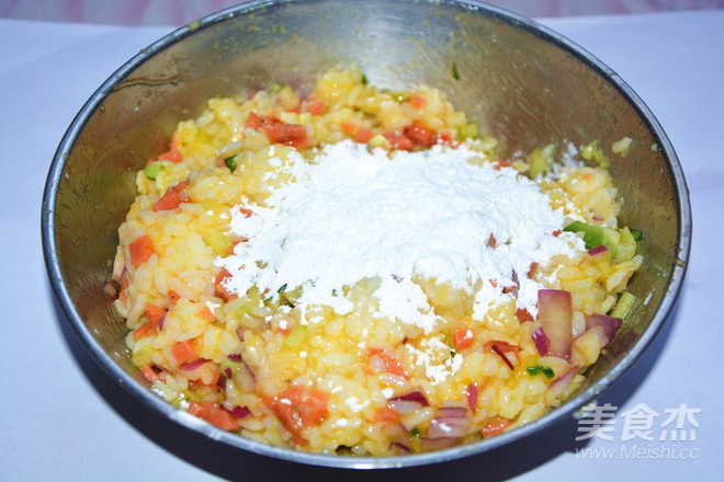 Seasonal Vegetable Rice Cake recipe