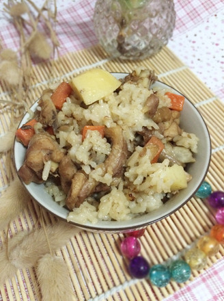 Yellow Braised Chicken Rice recipe